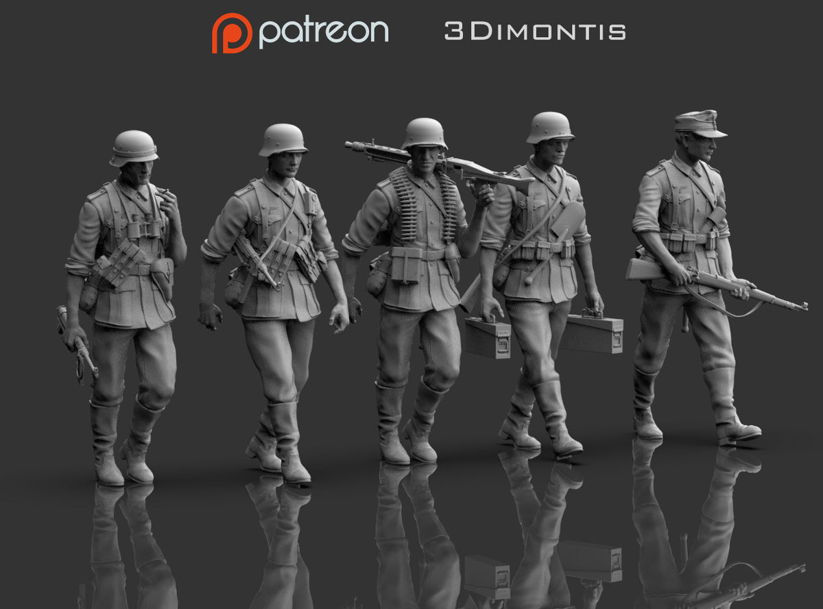 German Soldiers – 1/35 scale