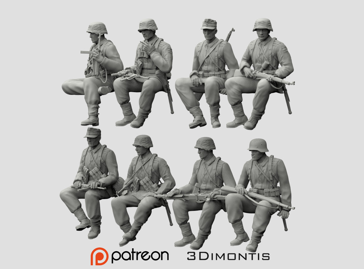 German Soldiers – 1/35 scale