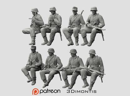 German Soldiers – 1/35 scale