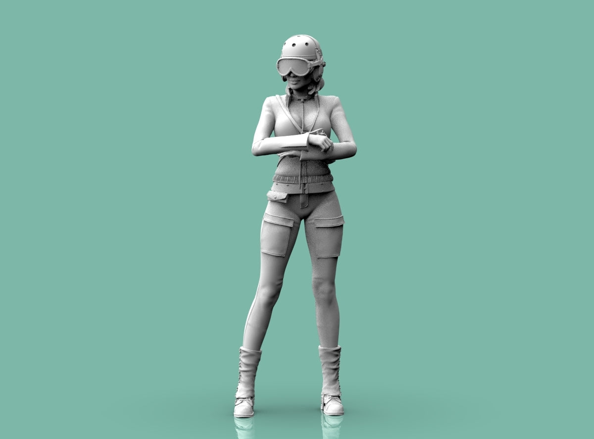 USA Woman Tank Crew – 1/32 scale
