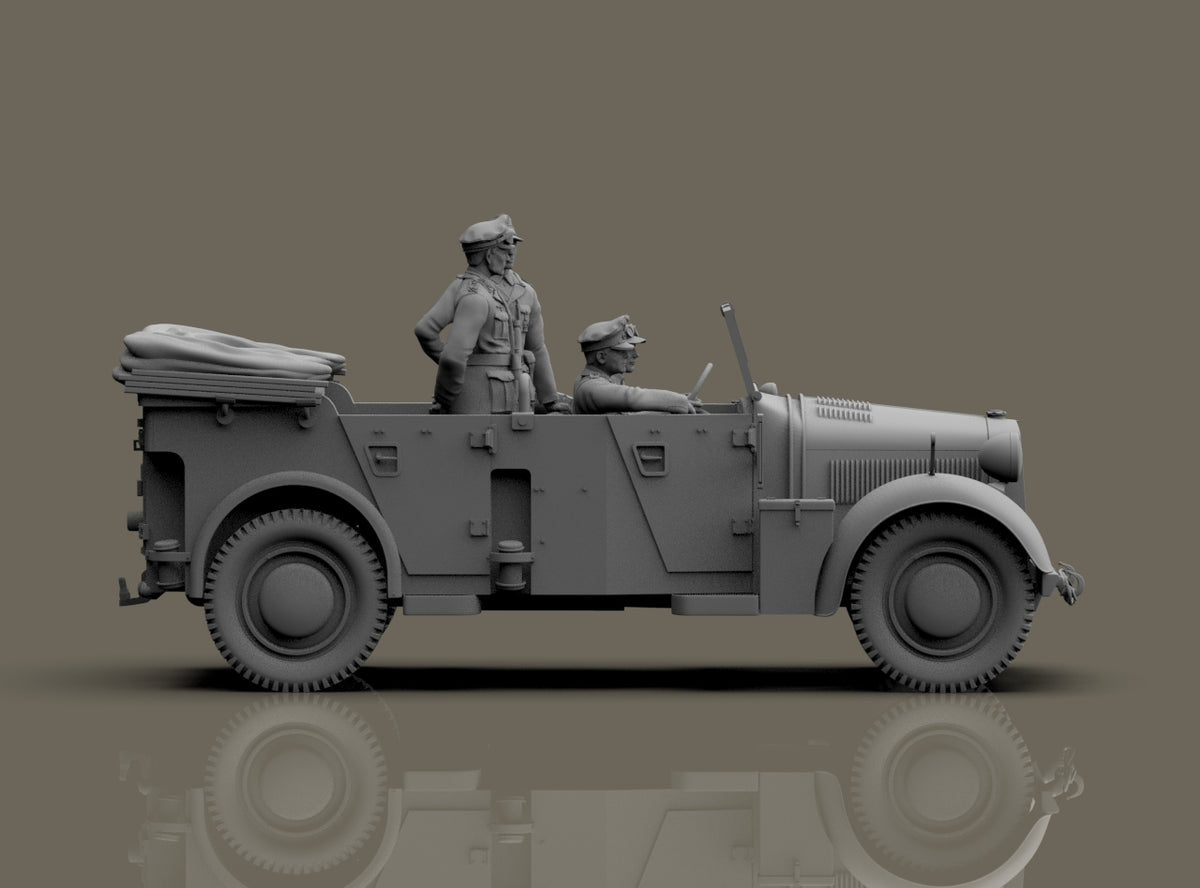 Horch 901and General Rommel – 1/32 scale