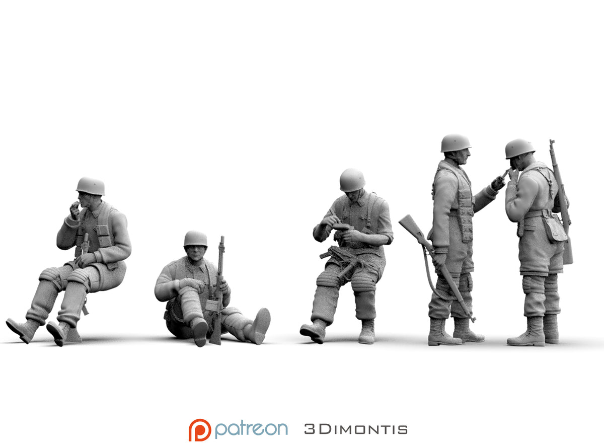 German Paratrooper – 1/35 scale