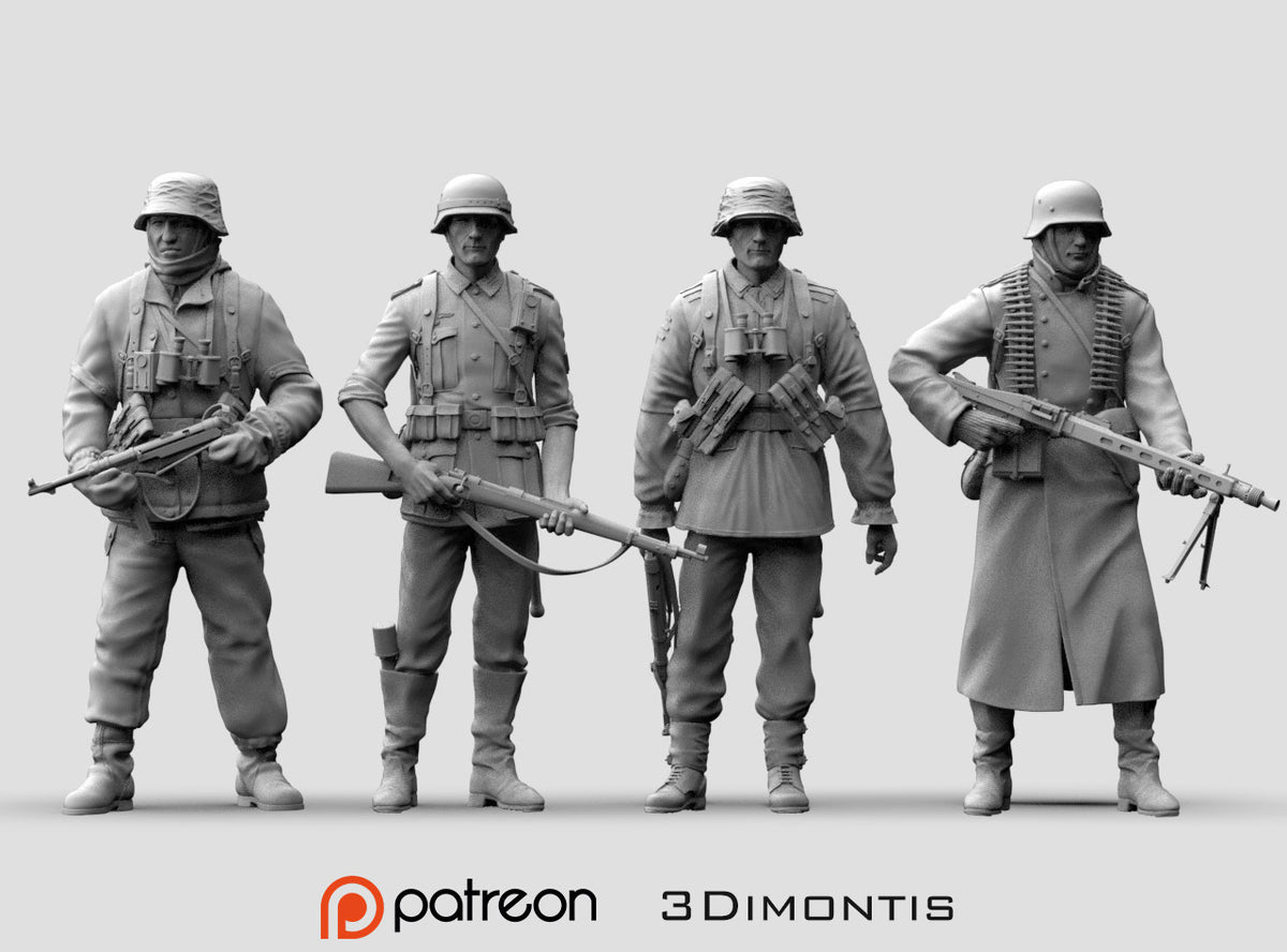 German Soldiers – 1/35 scale