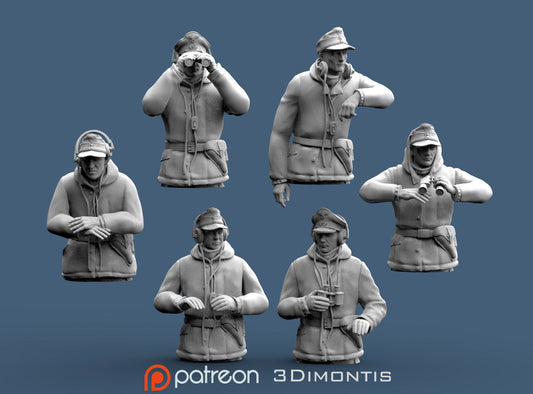 German Tank Crew – 1/35 scale