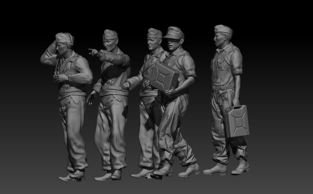 Panzer Maintenance and Resupply Crew