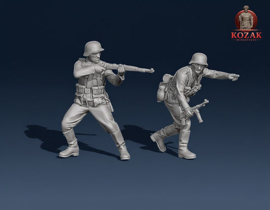 German Infantry Firing Scene