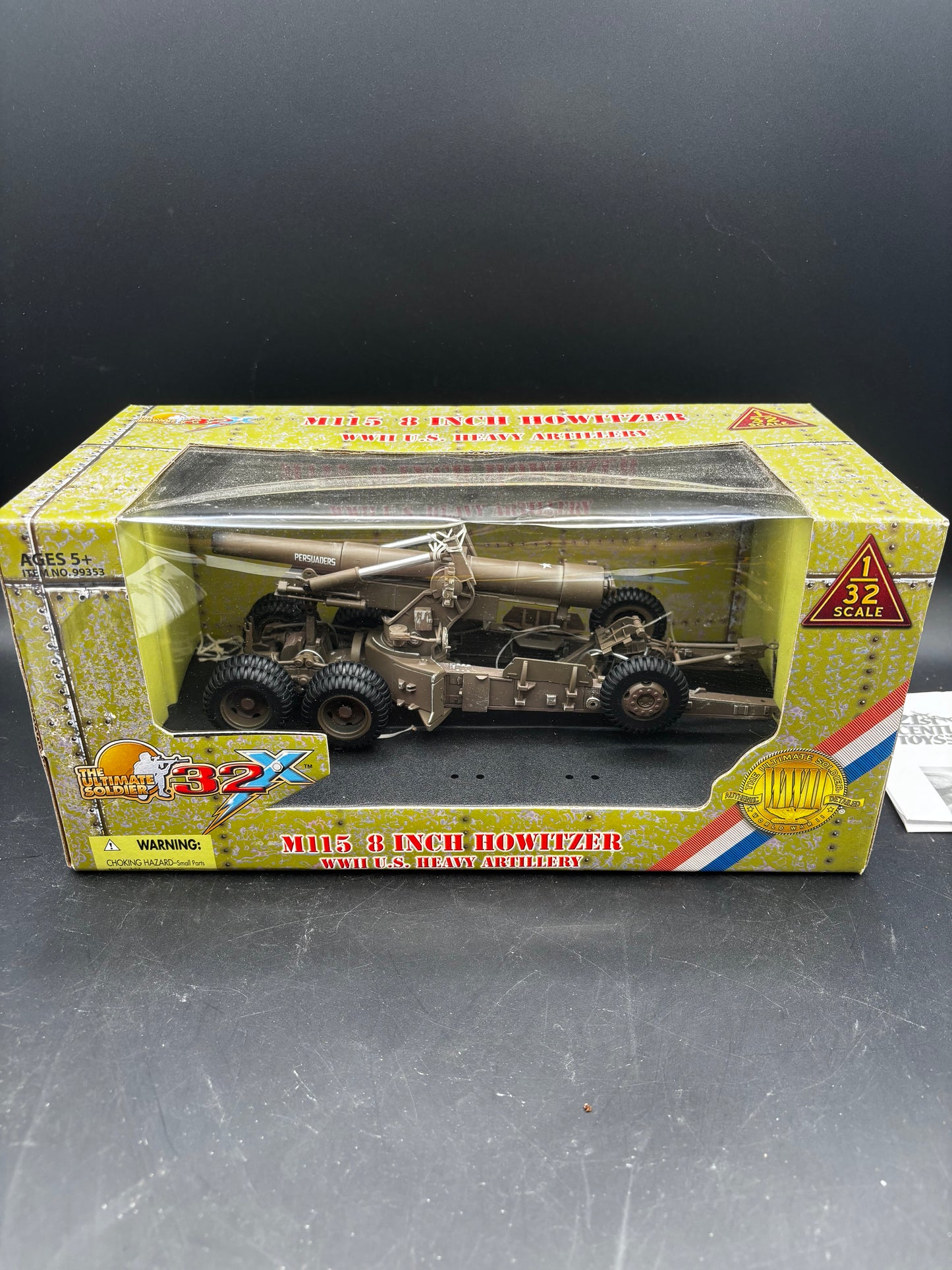 M115 8-Inch Howitzer ;  U.S. Army Artillery Battery  (21st Century Toys, 1/32)