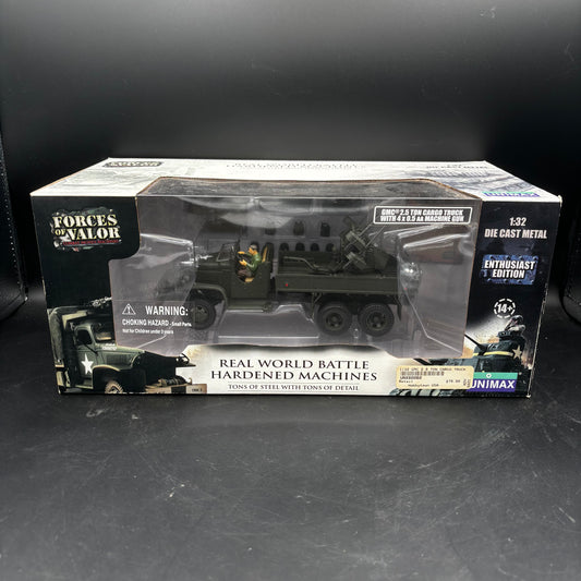 GMC 2.5 Ton Cargo Truck with 4 x 0.5 AA Machine Gun ; US Army  (Forces of Valor (Unimax), 1/32)