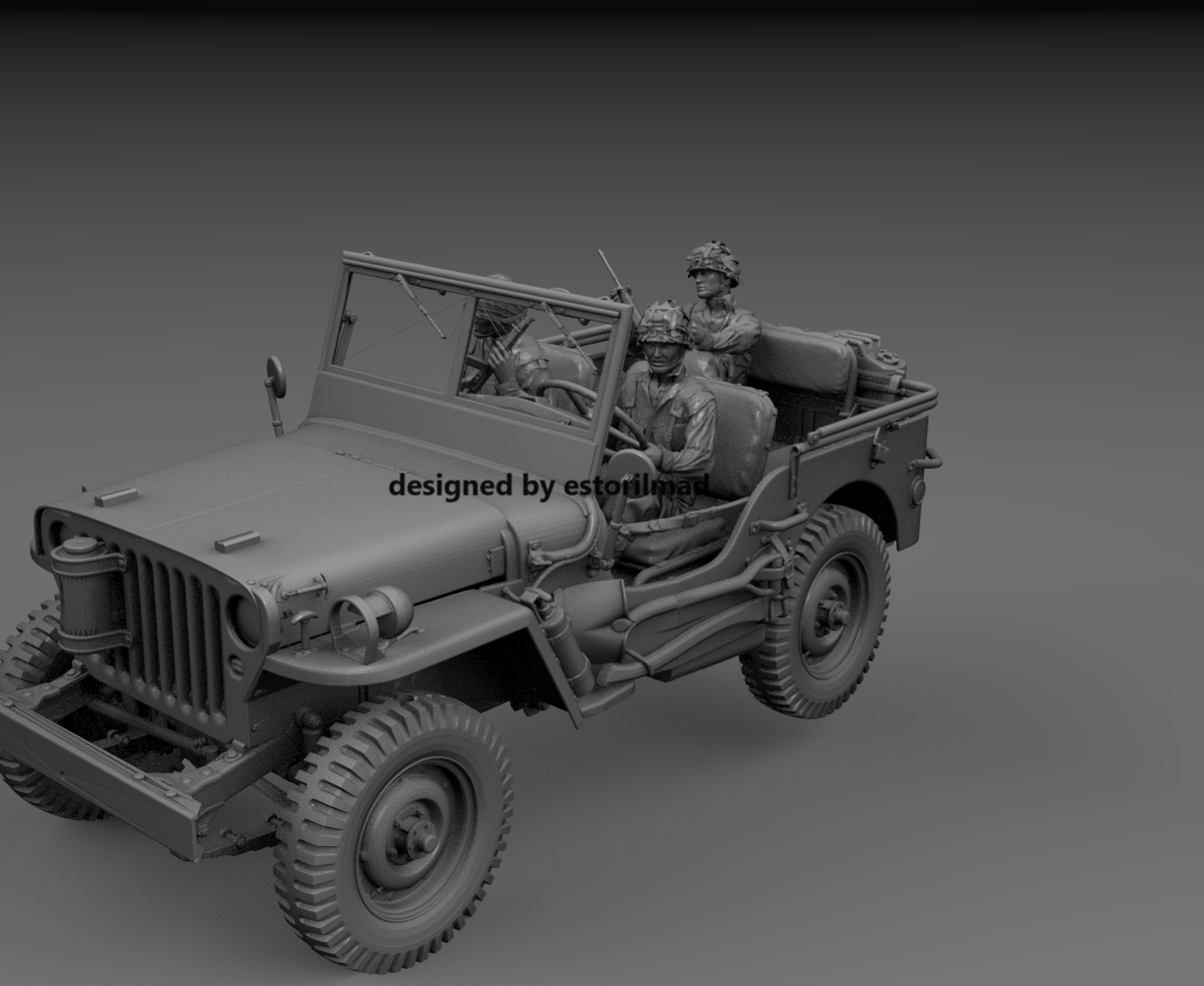 Airborne Reconnaissance: Willy Jeep Crew