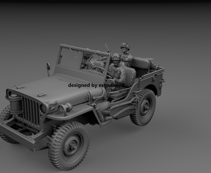 Airborne Reconnaissance: Willy Jeep Crew