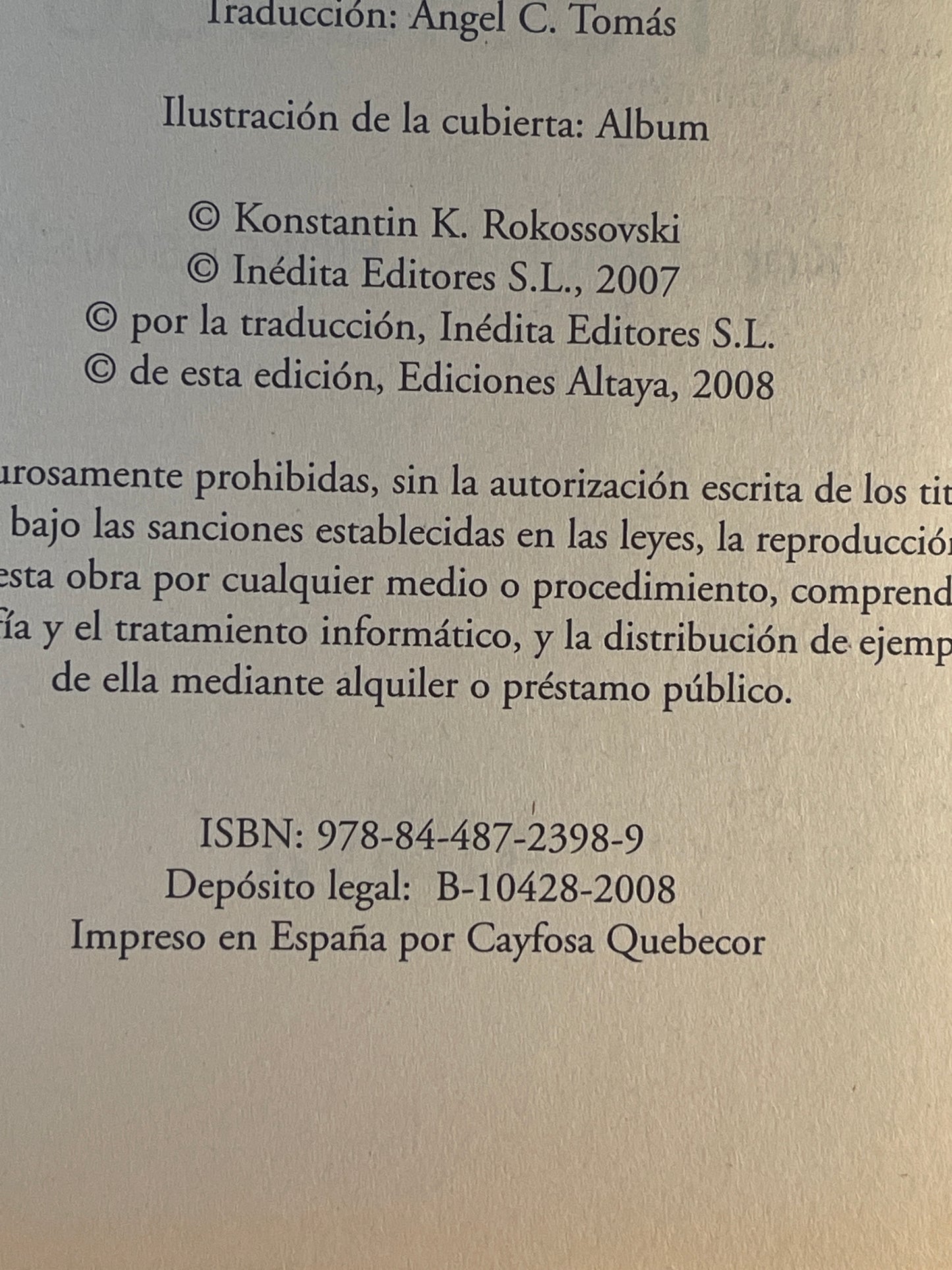 El Deber de un soldado