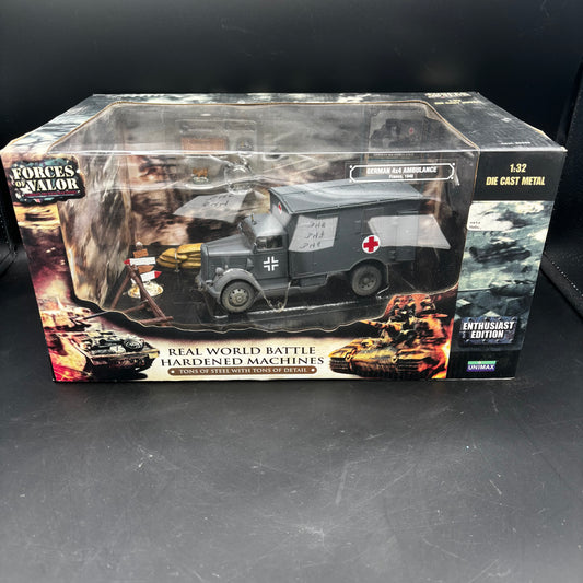 German 4x4 Ambulance (Opel Blitz Kfz. 305) ;  German Army  (Forces of Valor (Unimax), 1/32)