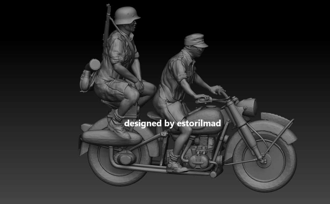 Desert Scouts: DAK Motorcycle Recon at Alamein