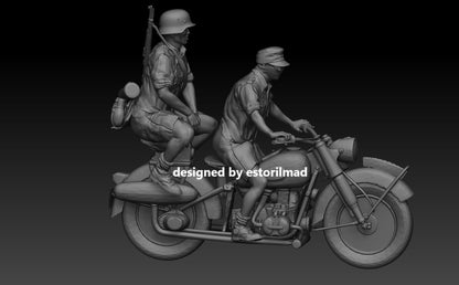 Desert Scouts: DAK Motorcycle Recon at Alamein