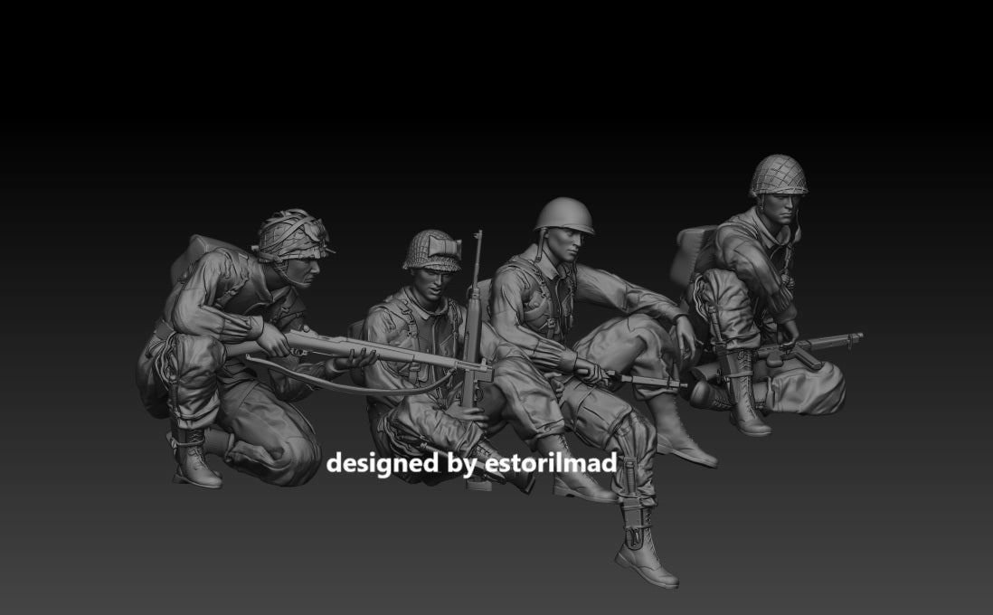Armor Support: US Paratrooper Tank Riders