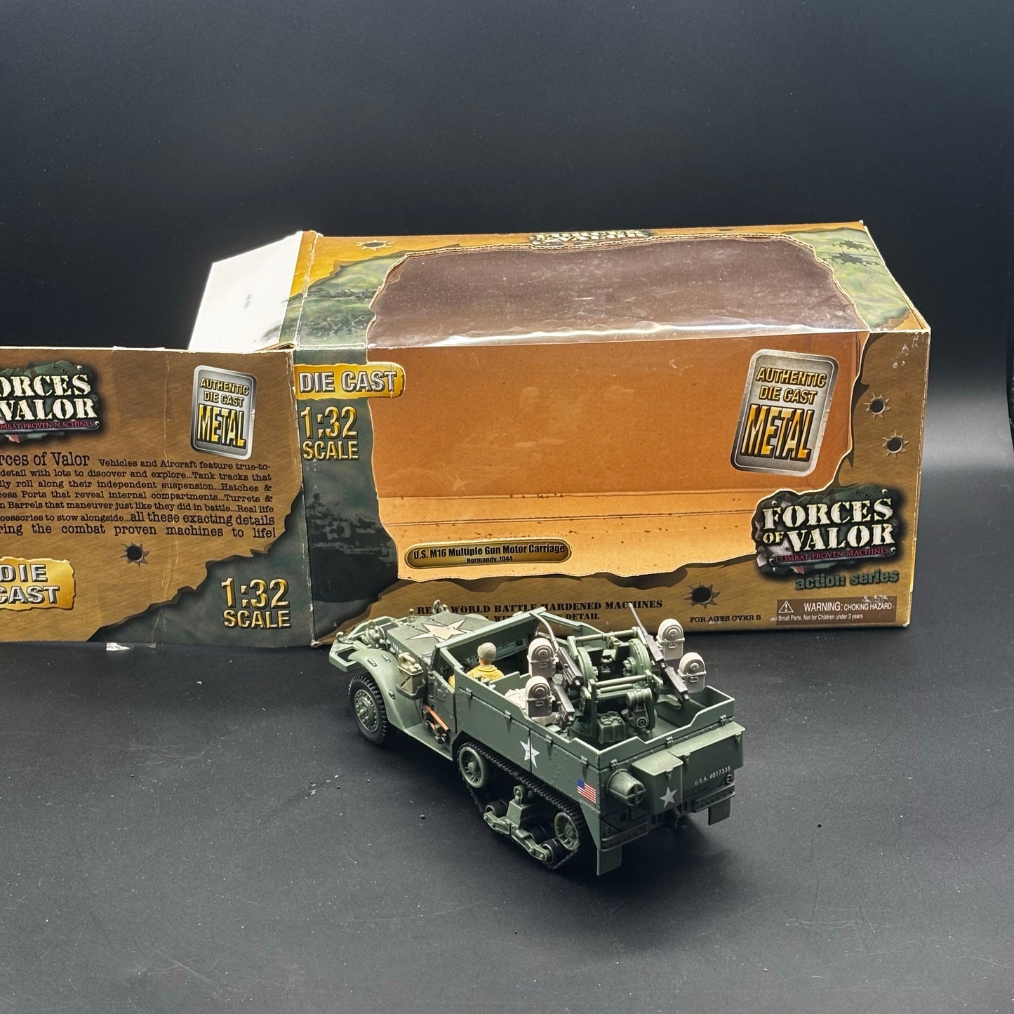 U.S. M16 Multiple Gun Motor Carriage ; (Bumper markings: 3A 20A / B-24)  (Forces of Valor (Unimax), 1/32)