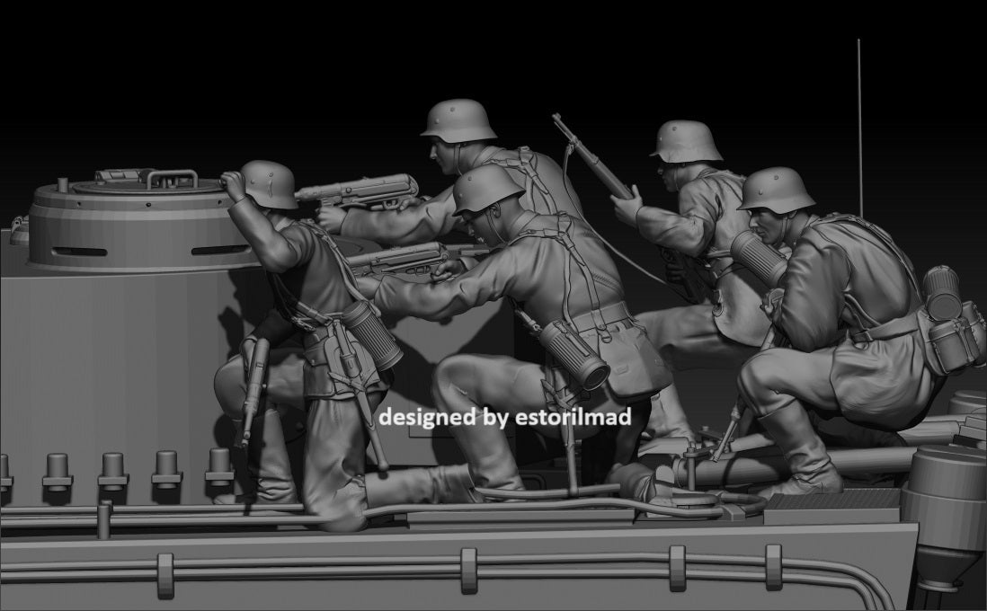 Panzer Grenadiers: Tiger I Tank Riders V2