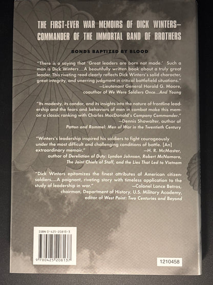 Beyond Band of Brothers The War Memoirs of Major Dick Winters
