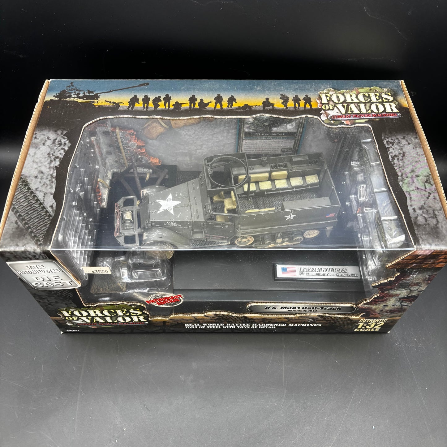 U.S. M3A1 Half-Track ;  2nd Armored Division  (Forces of Valor (Unimax), 1/32)