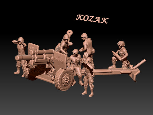 US 155mm Howitzer with Crew