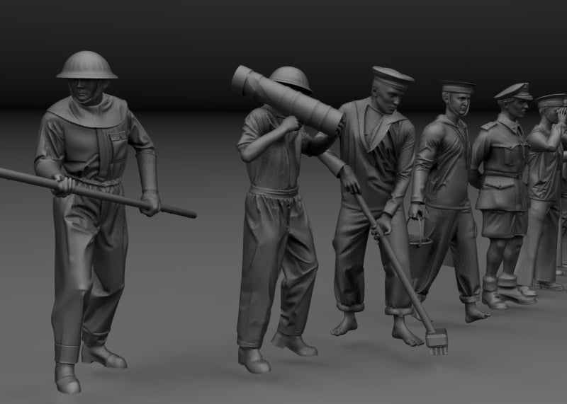 Royal Navy Service: British Sailor Deck Crew Pack