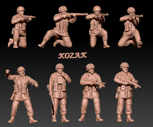 British Paratroopers in Helmets Set 1
