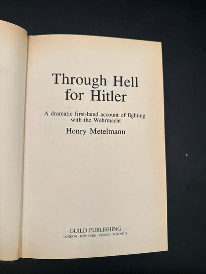 THROUGH HELL FOR HIT