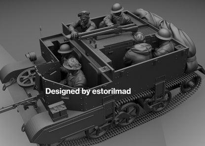 Iron Steeds of the Commonwealth: Bren Carrier & Crew