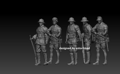 Desert Calm: Afrika Korps Resting Squad