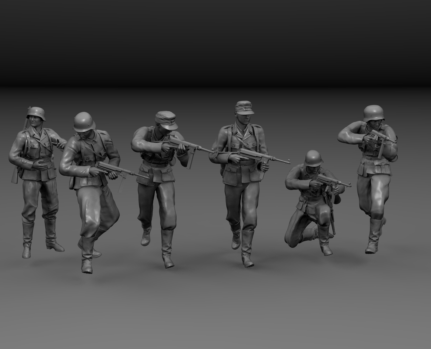 Storming the Line: Wehrmacht MP40 Assault Squad