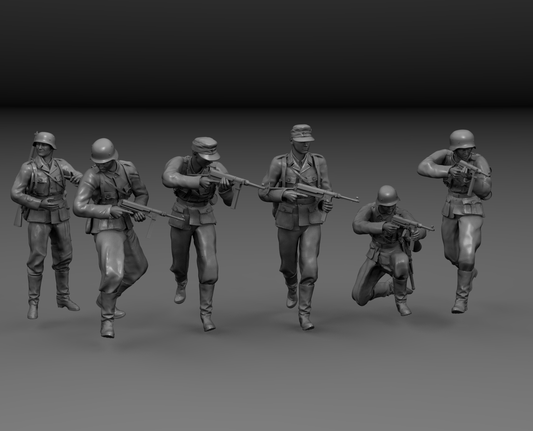 Storming the Line: Wehrmacht MP40 Assault Squad