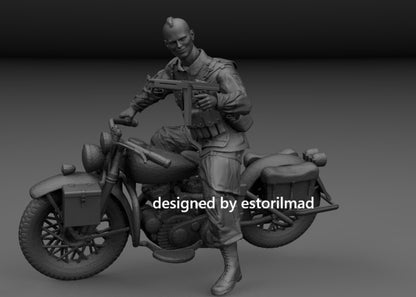 Fast Attack: Paratrooper on WLA Motorcycle v2