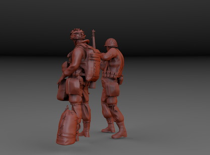 Drop Zone Contact: US Paratrooper Duo