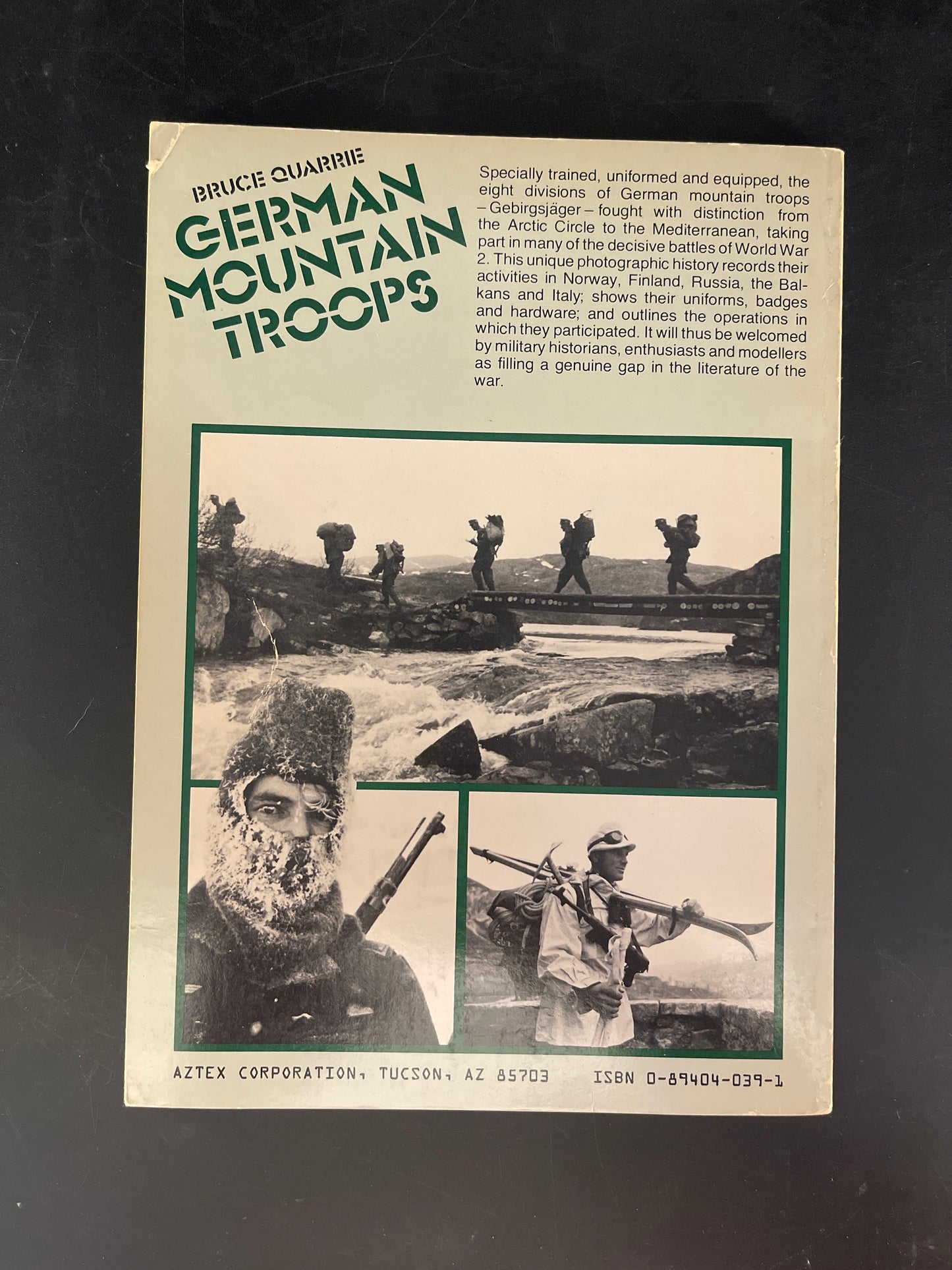 German Mountain Troops A Selection of German Wartime Photographs from the Bundesarchiv, Koblenz