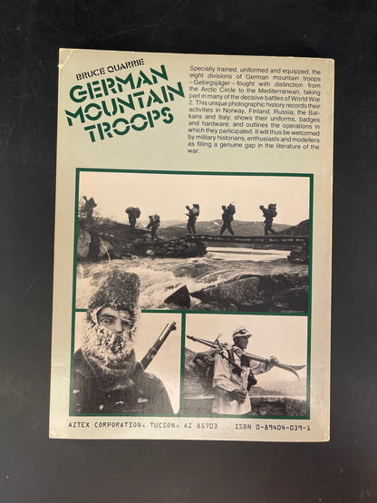 German Mountain Troops A Selection of German Wartime Photographs from the Bundesarchiv, Koblenz