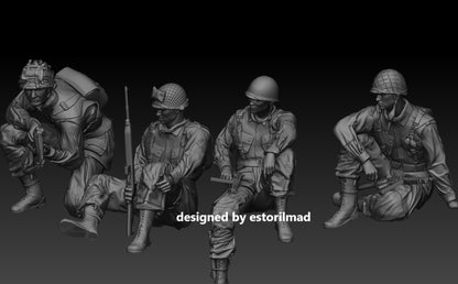 Armor Support: US Paratrooper Tank Riders