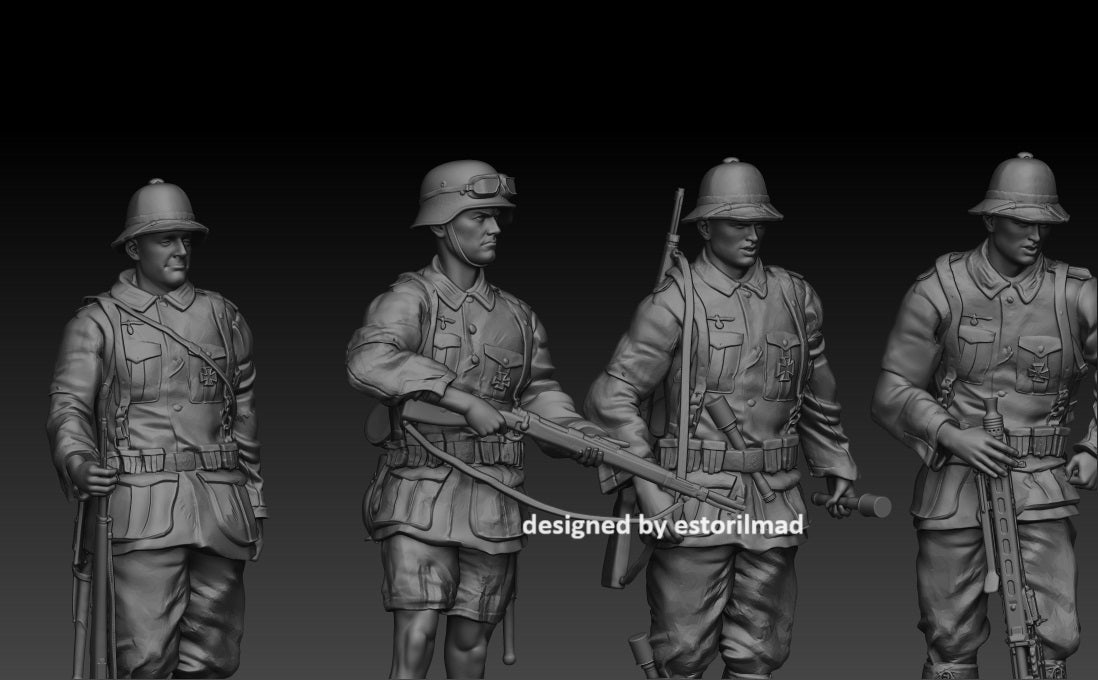 Desert Calm: Afrika Korps Resting Squad