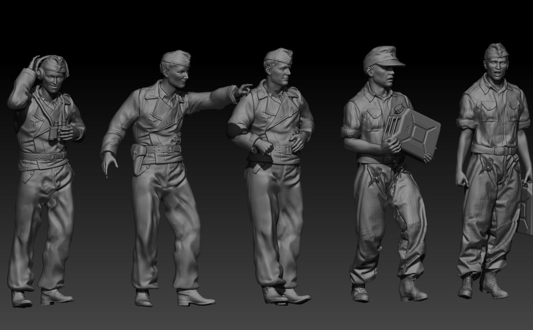 Panzer Maintenance and Resupply Crew