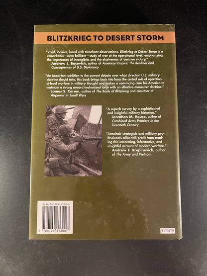 Blitzkrieg to Desert Storm: The Evolution of Operational Warfare
